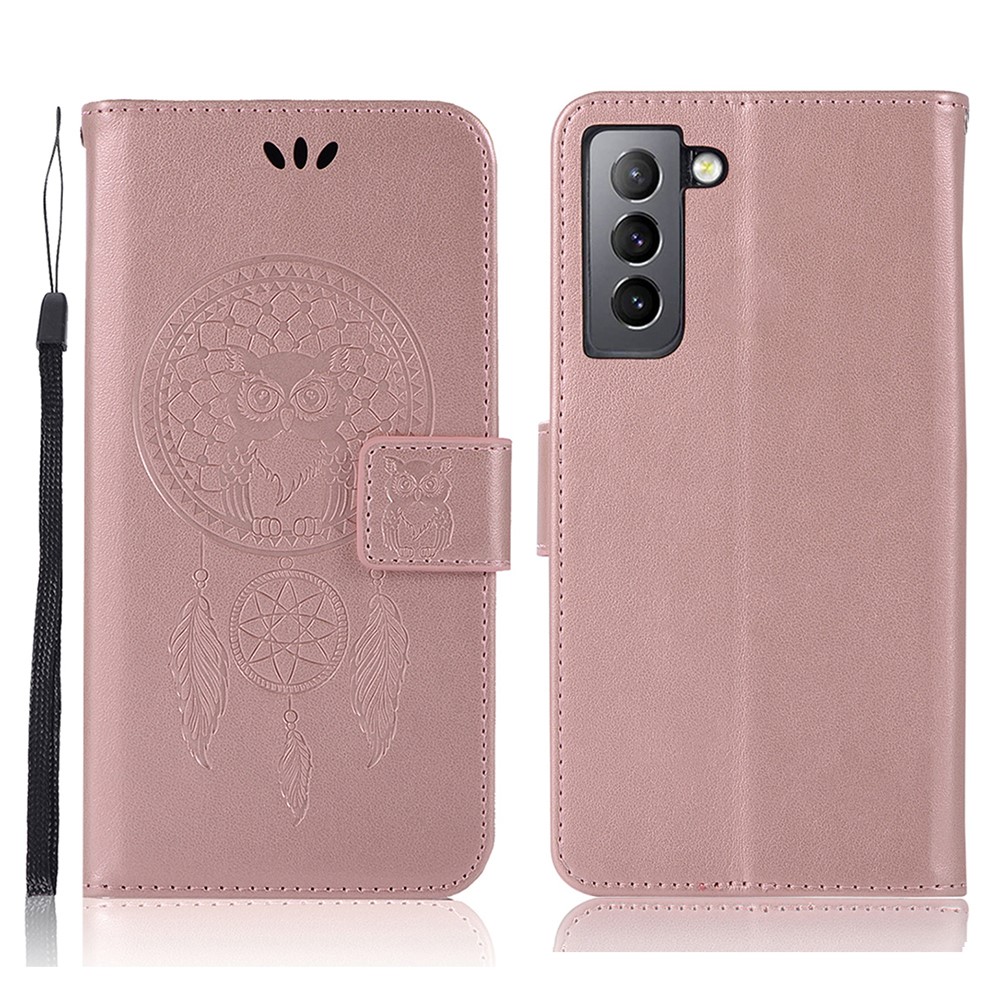  Samsung Galaxy S22 Plus Fodral Owl Dreamcatcher Roséguld