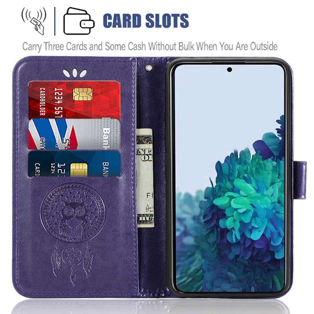  Samsung Galaxy S22 Plus Fodral Owl Dreamcatcher Lila