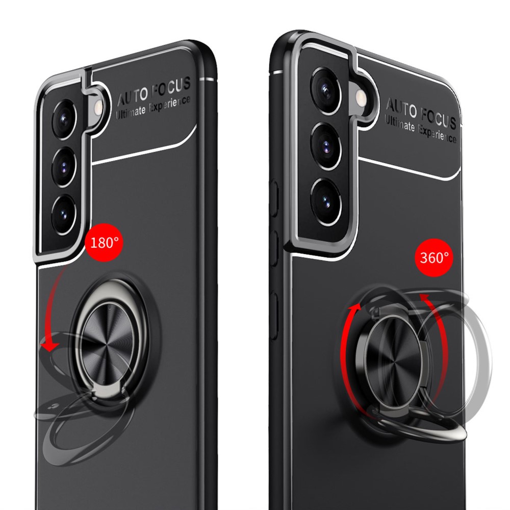  Samsung Galaxy S22 Plus Skal Ring Svart/Blå