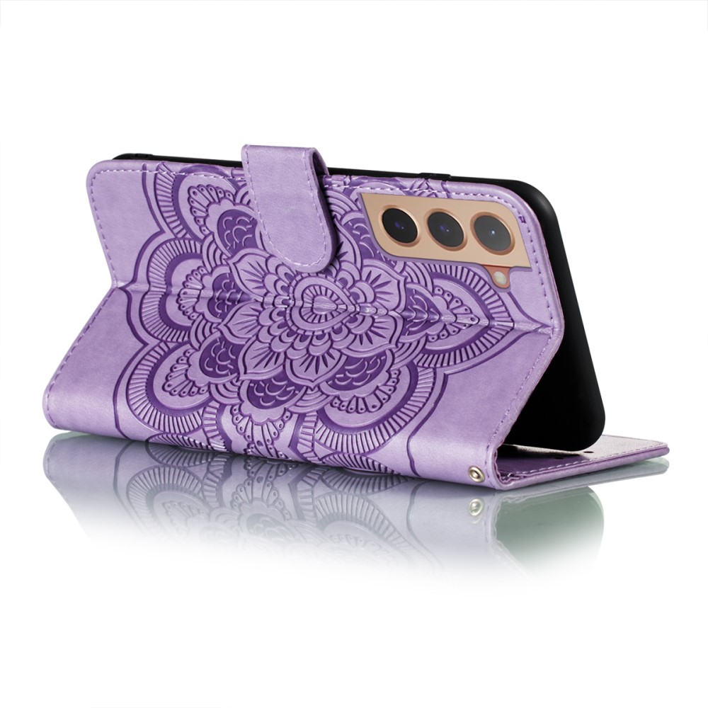  Samsung Galaxy S22 Plus Fodral Mandala Flower Lila