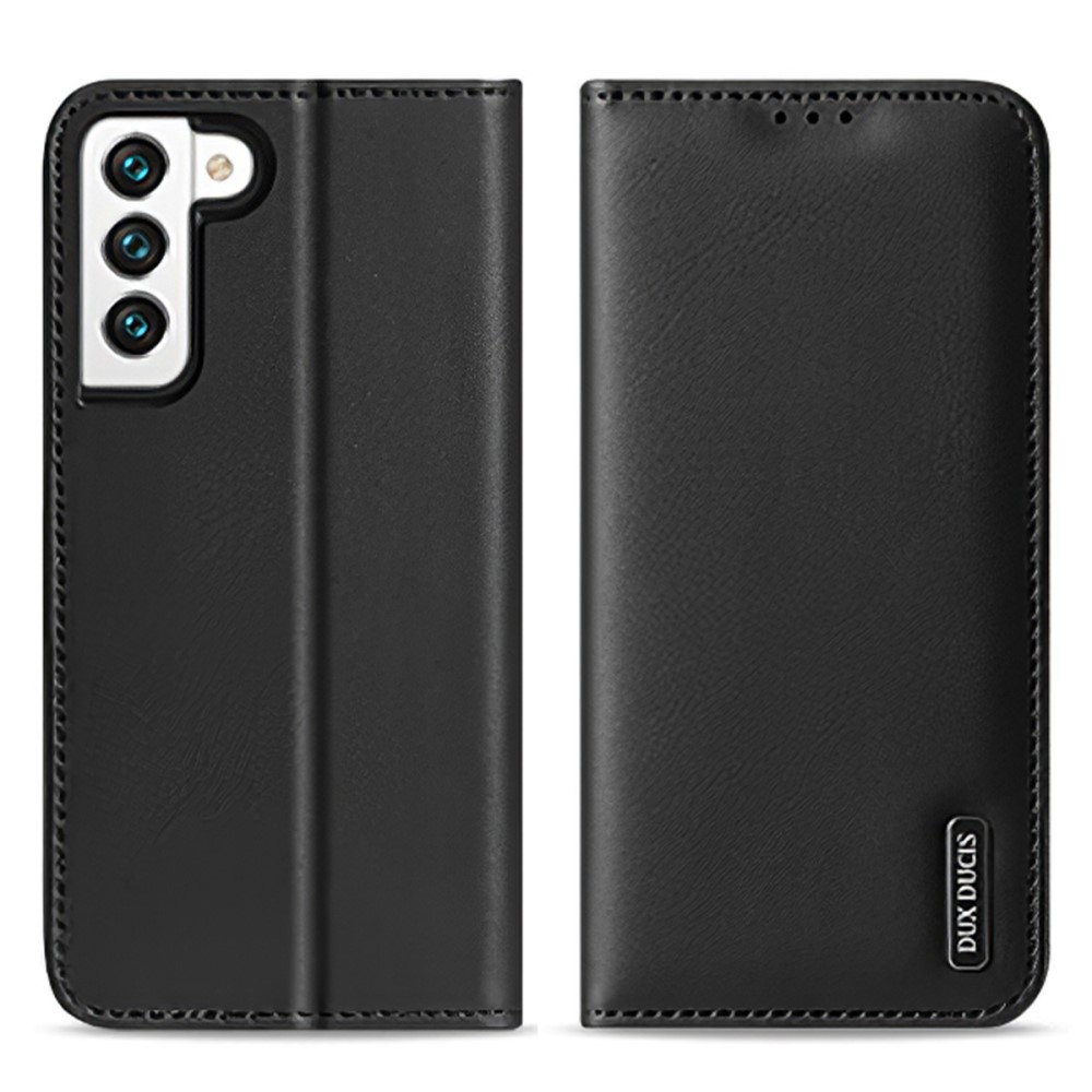 DUX DUCIS DUX DUCIS Samsung Galaxy S22 Plus Fodral HIVO RFID Äkta Läder Svart