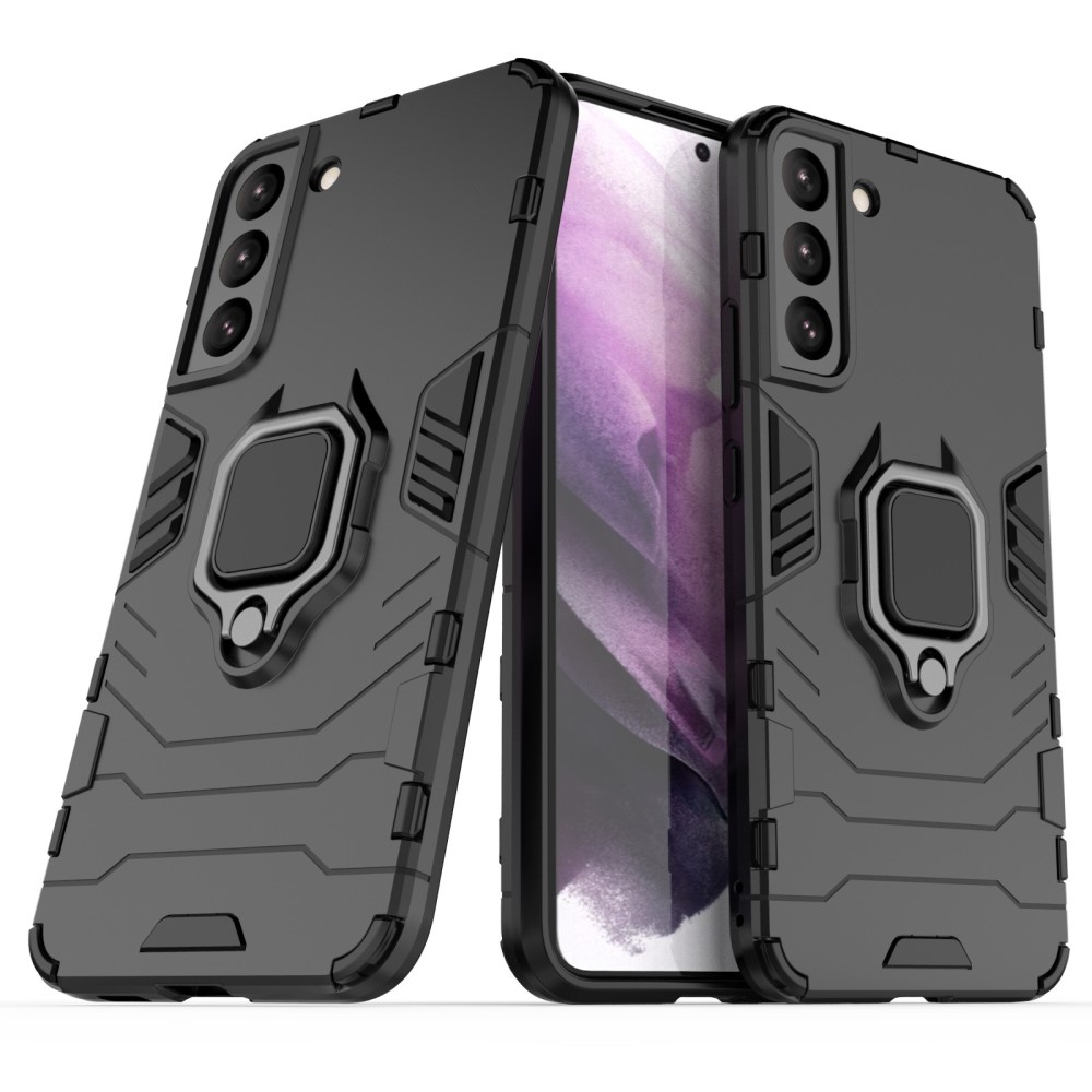  Samsung Galaxy S22 Plus Skal Ring Hybrid Armor Svart