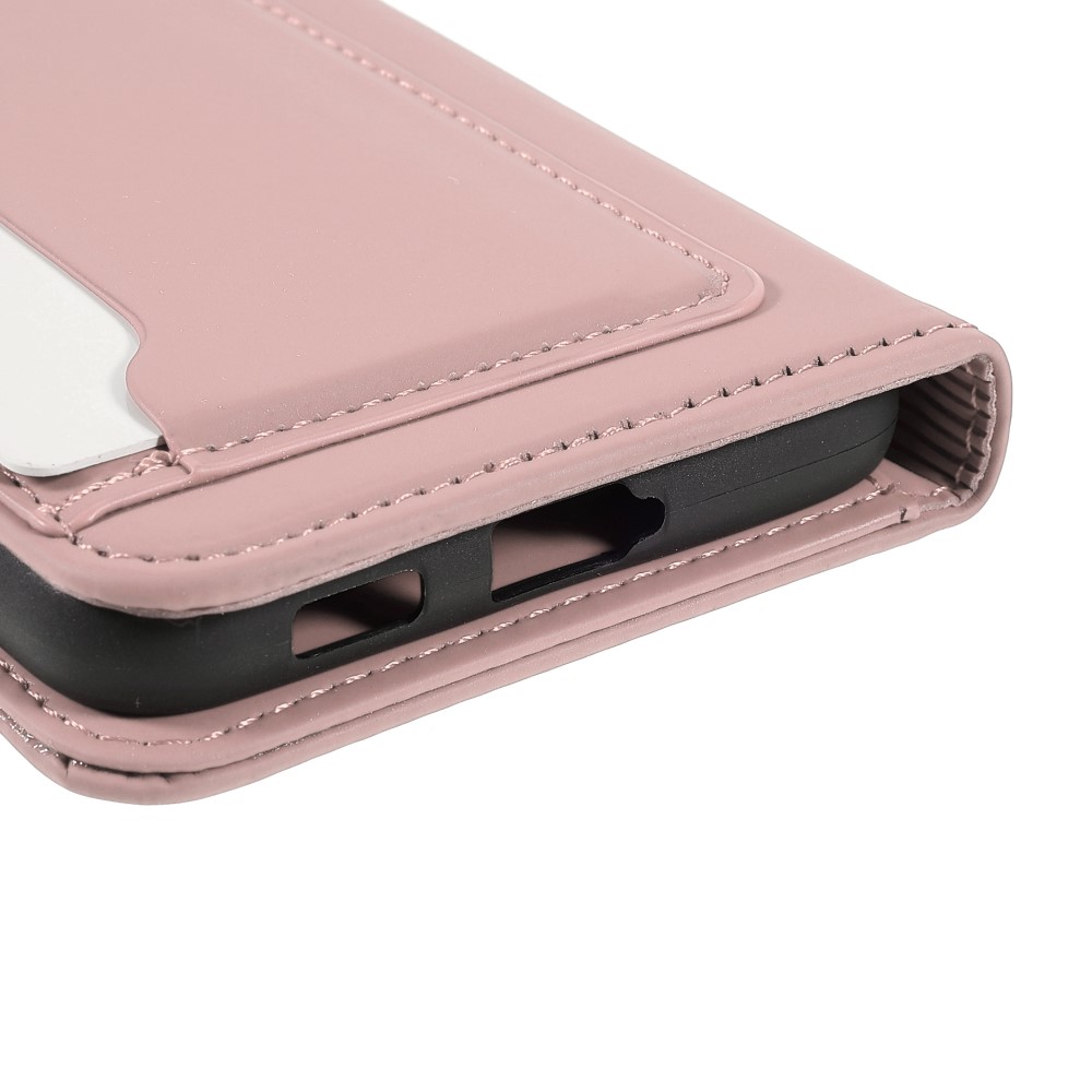 Samsung Galaxy S22 Plus Fodral Flip Med Kortfack Roséguld