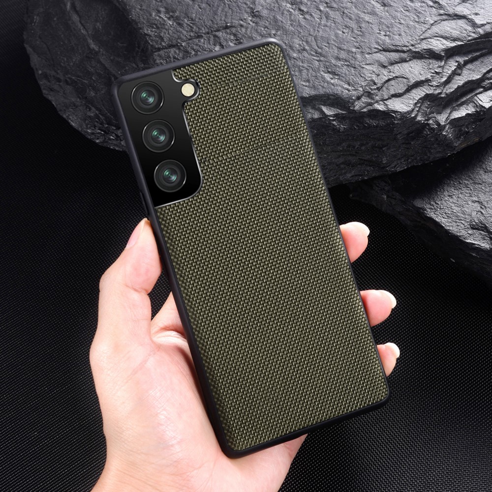  Samsung Galaxy S22 Plus Skal Nylontäckt TPU Grön