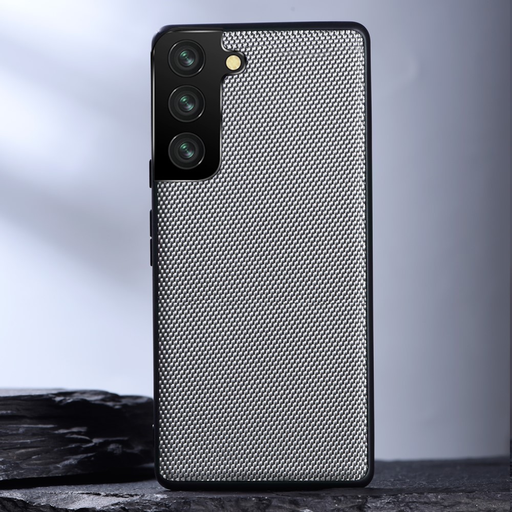 Samsung Galaxy S22 Plus Skal Nylontäckt TPU Grå