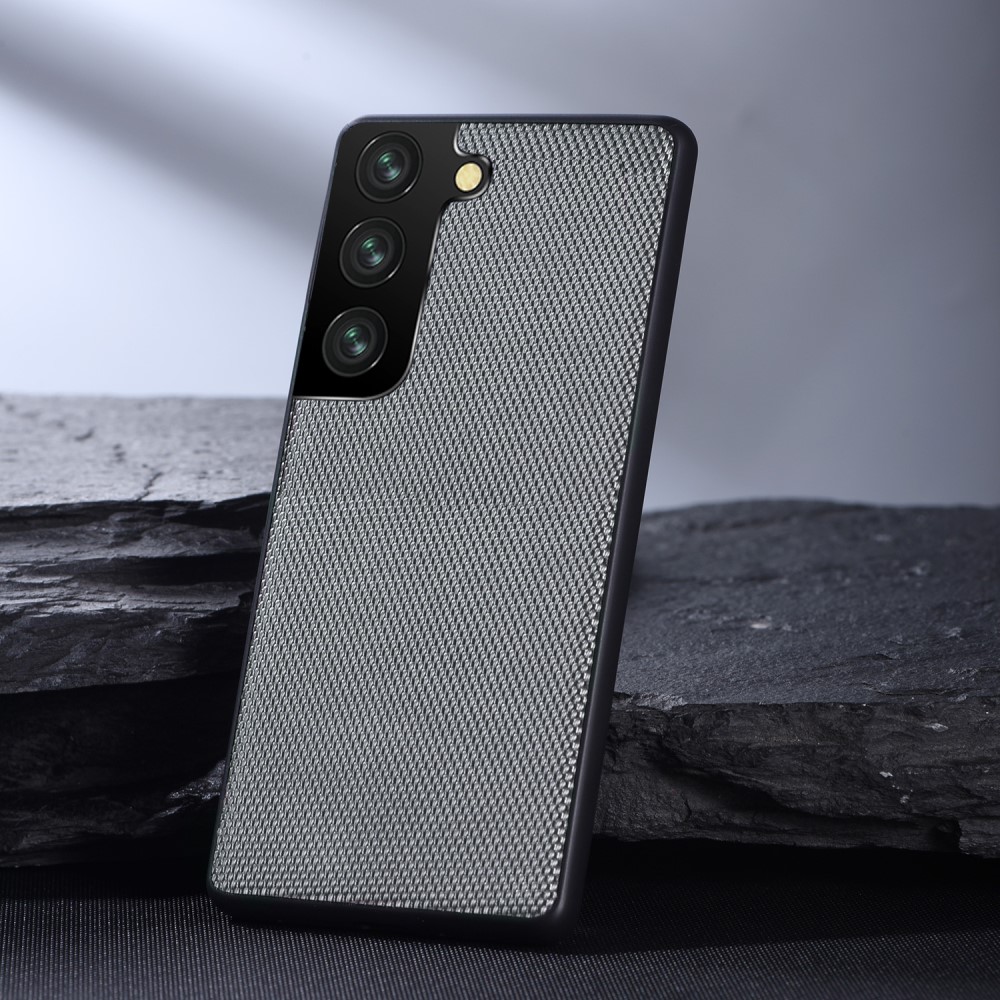  Samsung Galaxy S22 Plus Skal Nylontäckt TPU Grå