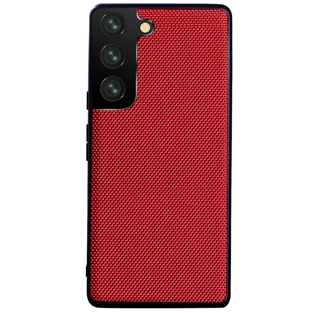  Samsung Galaxy S22 Plus Skal Nylontäckt TPU Röd