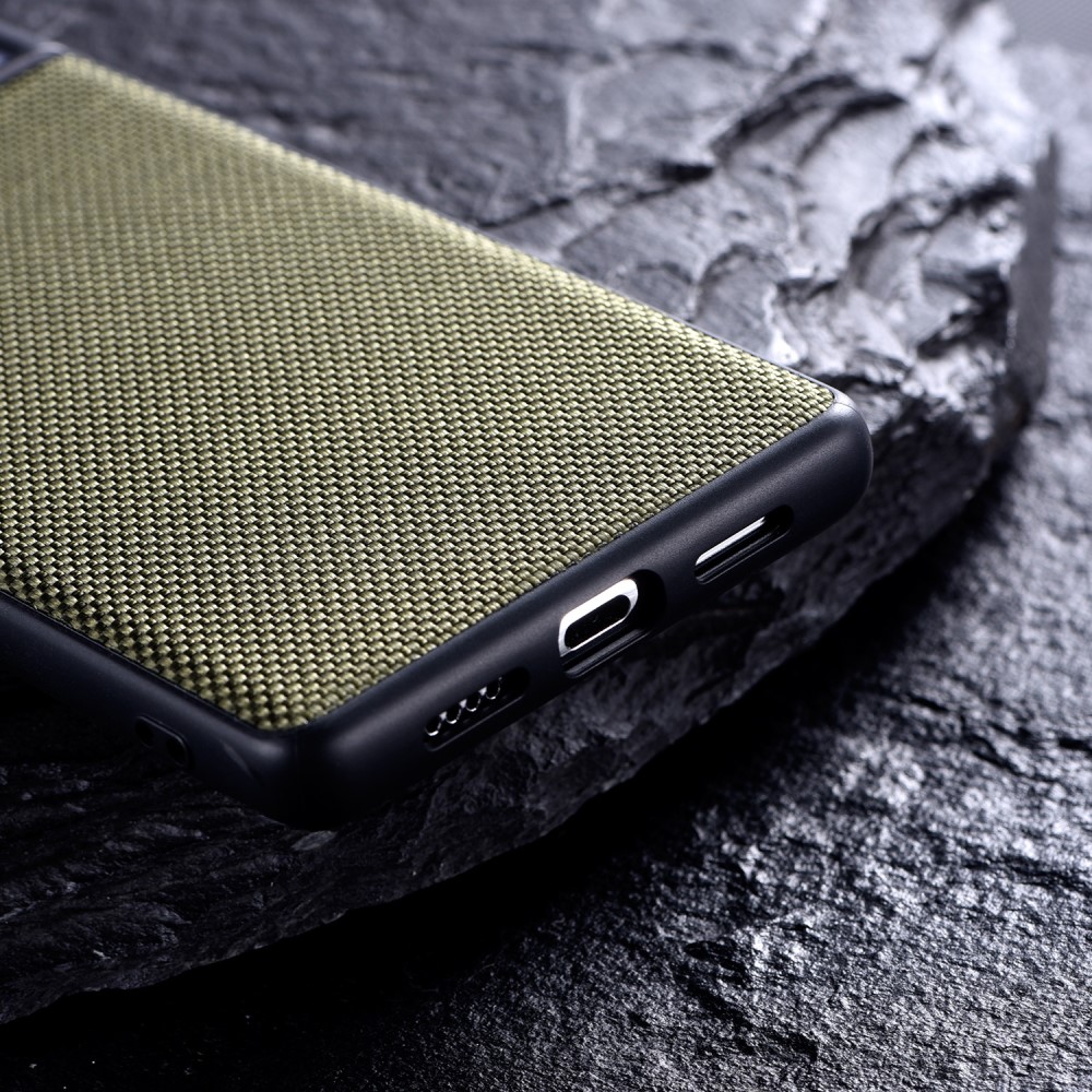  Samsung Galaxy S22 Plus Skal Nylontäckt TPU Röd