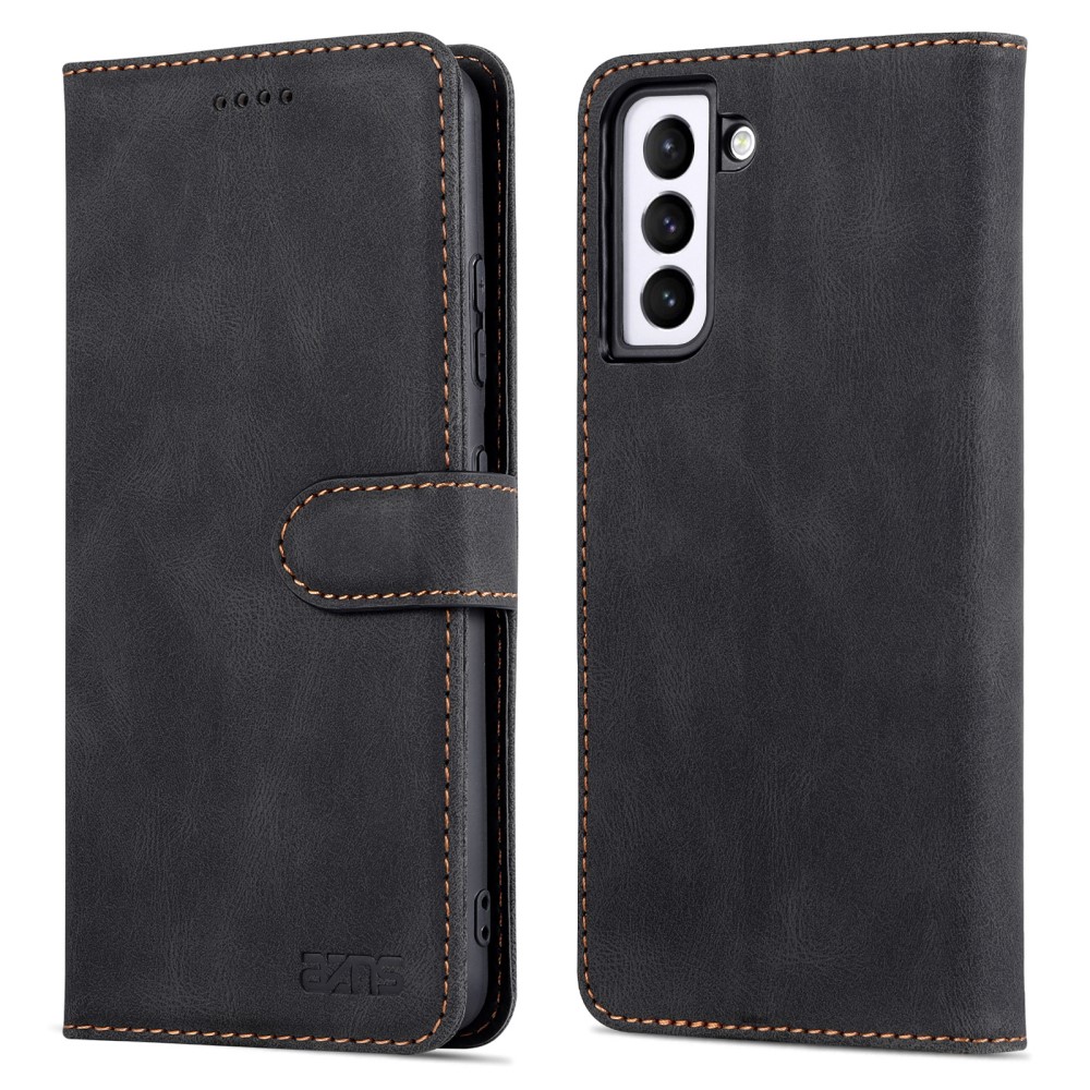 AZNS AZNS Samsung Galaxy S22 Plus Fodral Retro Textur Svart