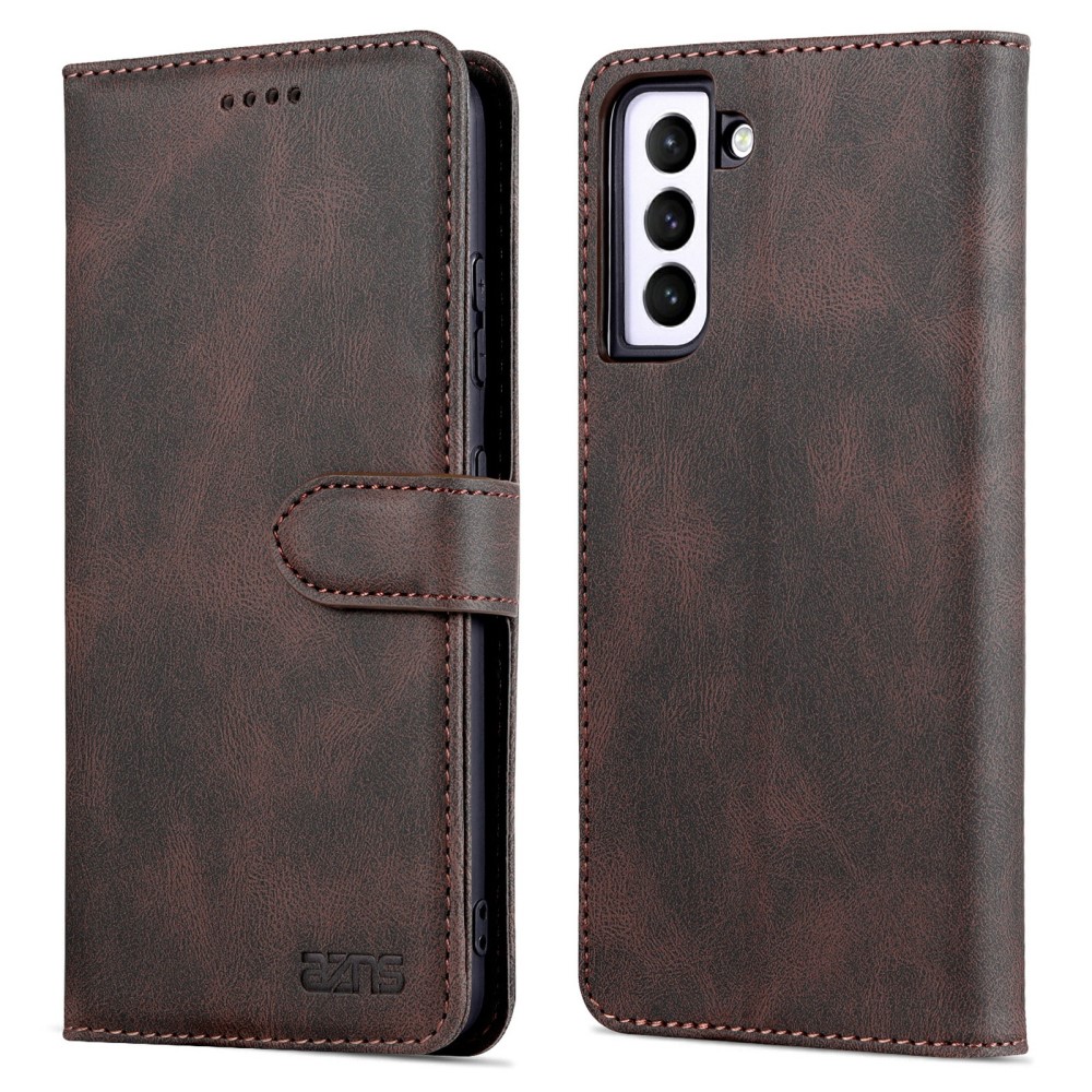 AZNS AZNS Samsung Galaxy S22 Plus Fodral Retro Textur Brun