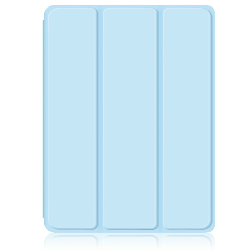  iPad Mini 2024/2021 Fodral Tri-Fold Hybrid Pennhållare Sky Blue