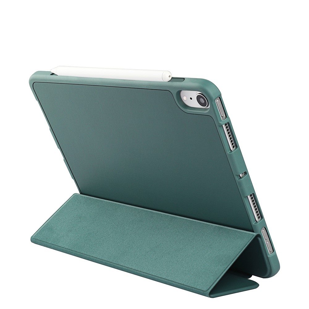  iPad Mini 2024/2021 Fodral Tri-Fold Pennhållare Forest Green