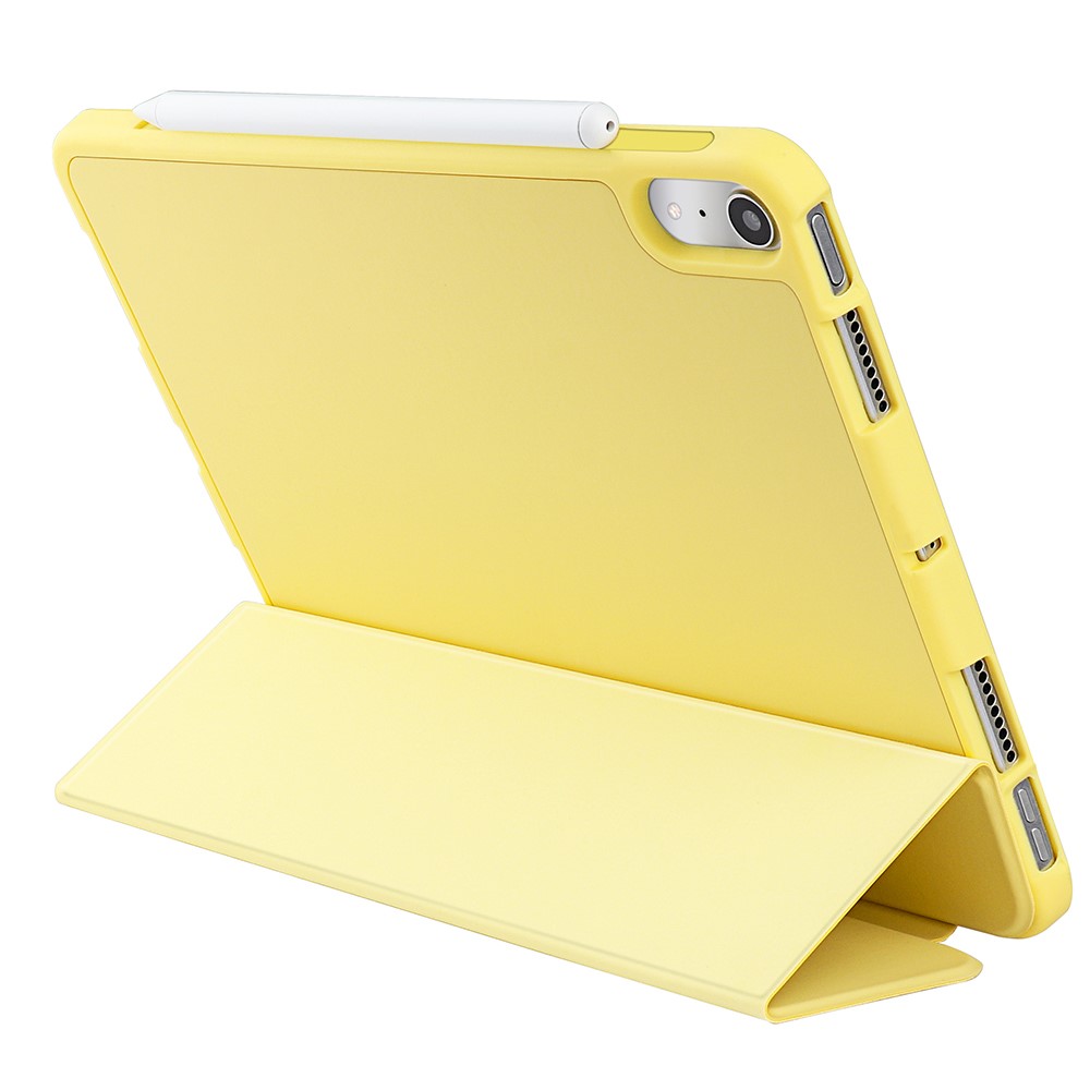  iPad Mini 2024/2021 Fodral Tri-Fold Pennhållare Gul