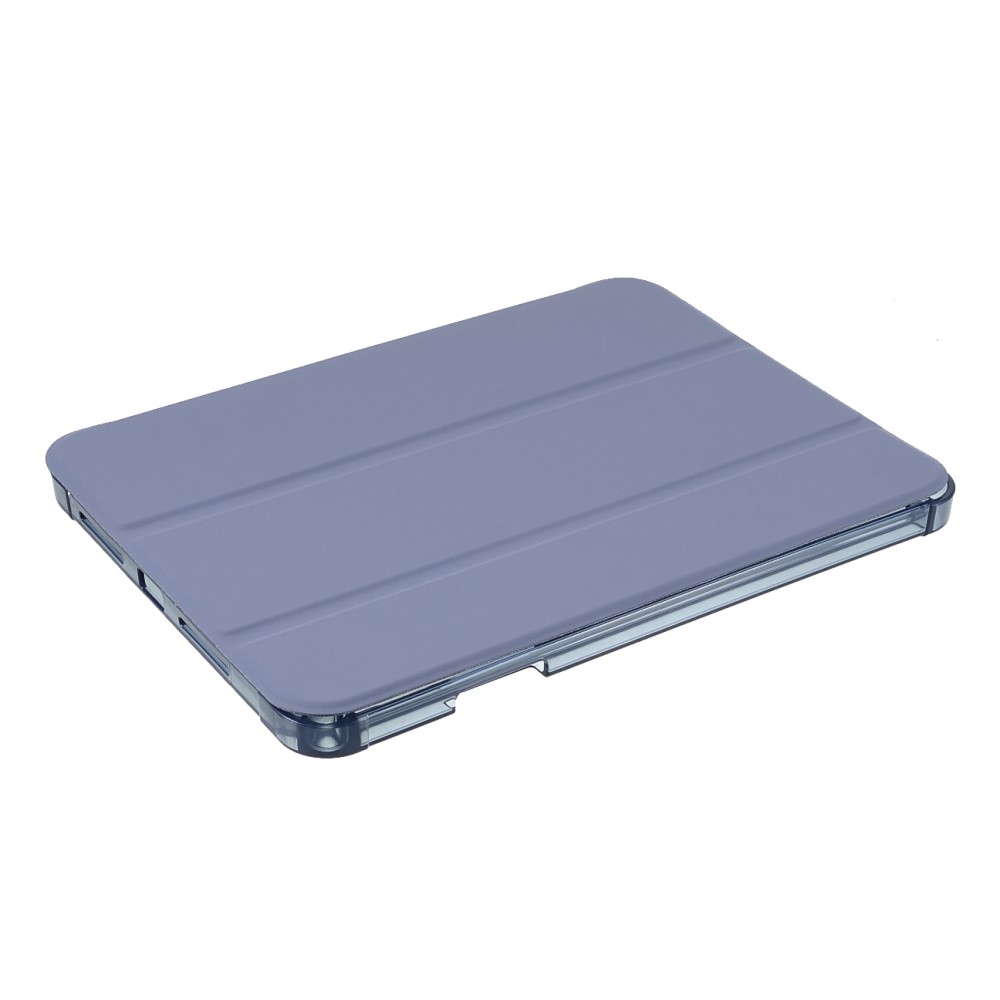  iPad Mini 2024/2021 Fodral Shockproof Tri-Fold Pennhållare Lila