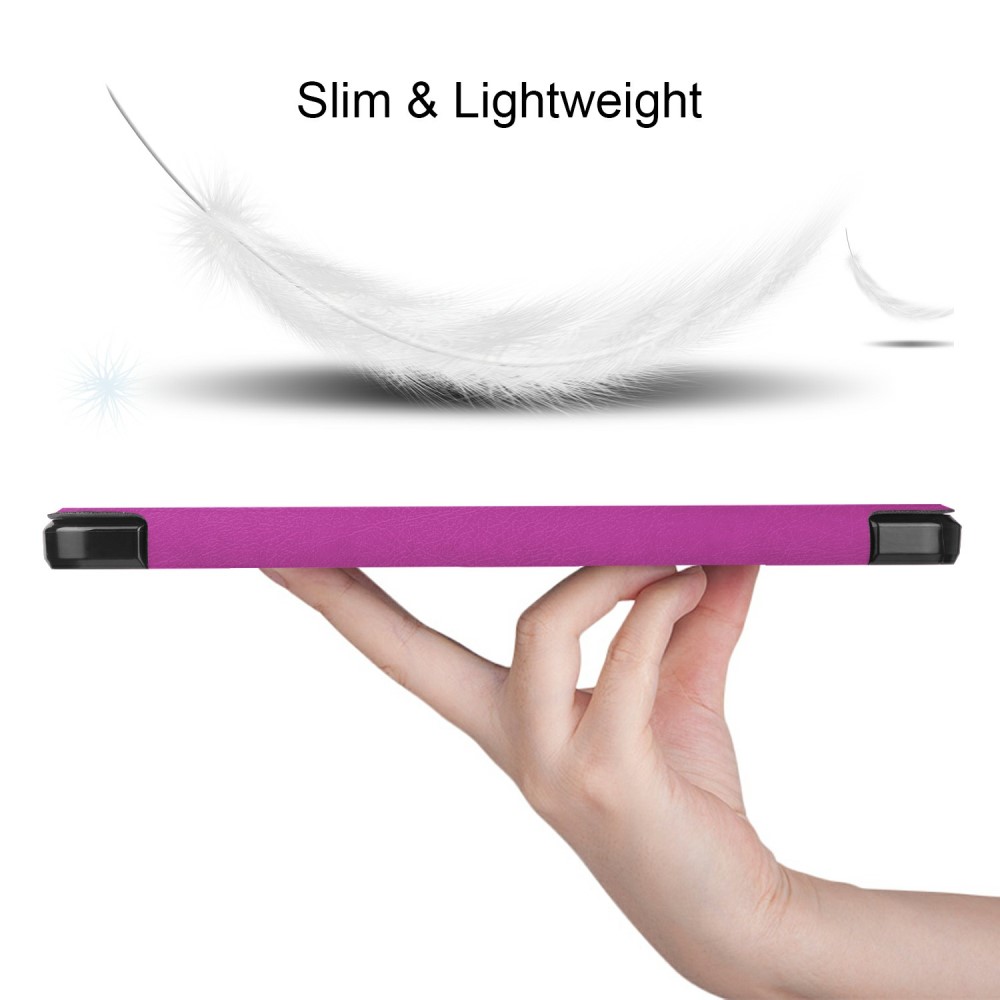  Samsung Galaxy Tab S7 / Tab S8 Fodral Tri-Fold Pennhållare Lila