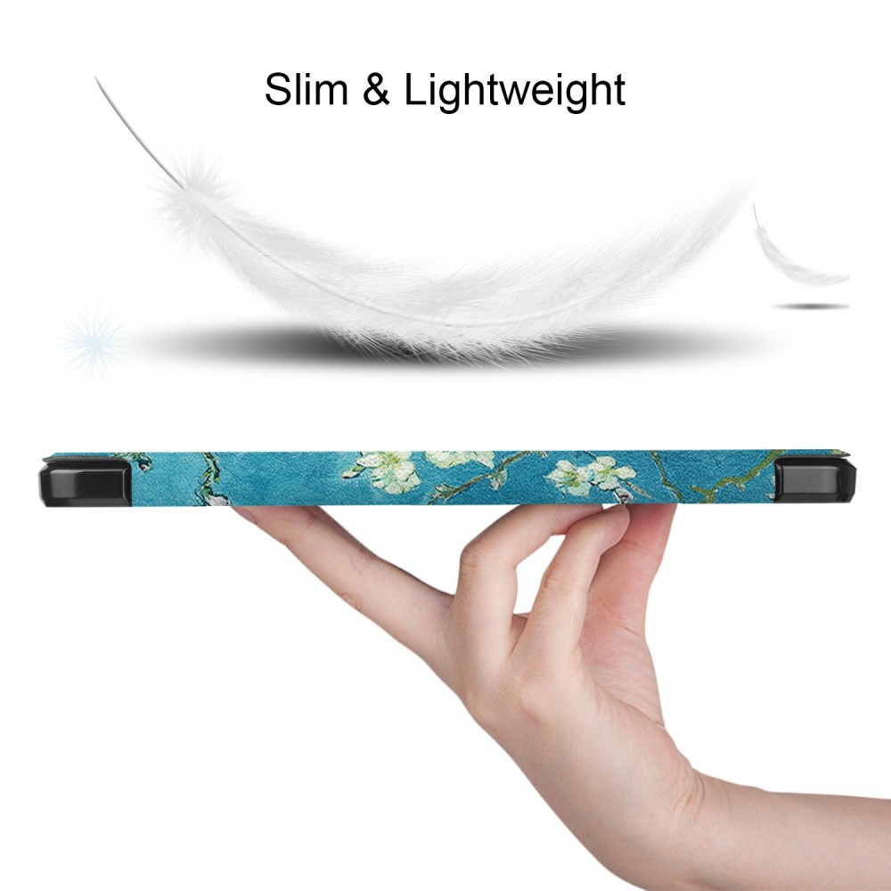  Samsung Galaxy Tab S7 Plus / Tab S8 Plus Fodral Tri-Fold Pennhållare