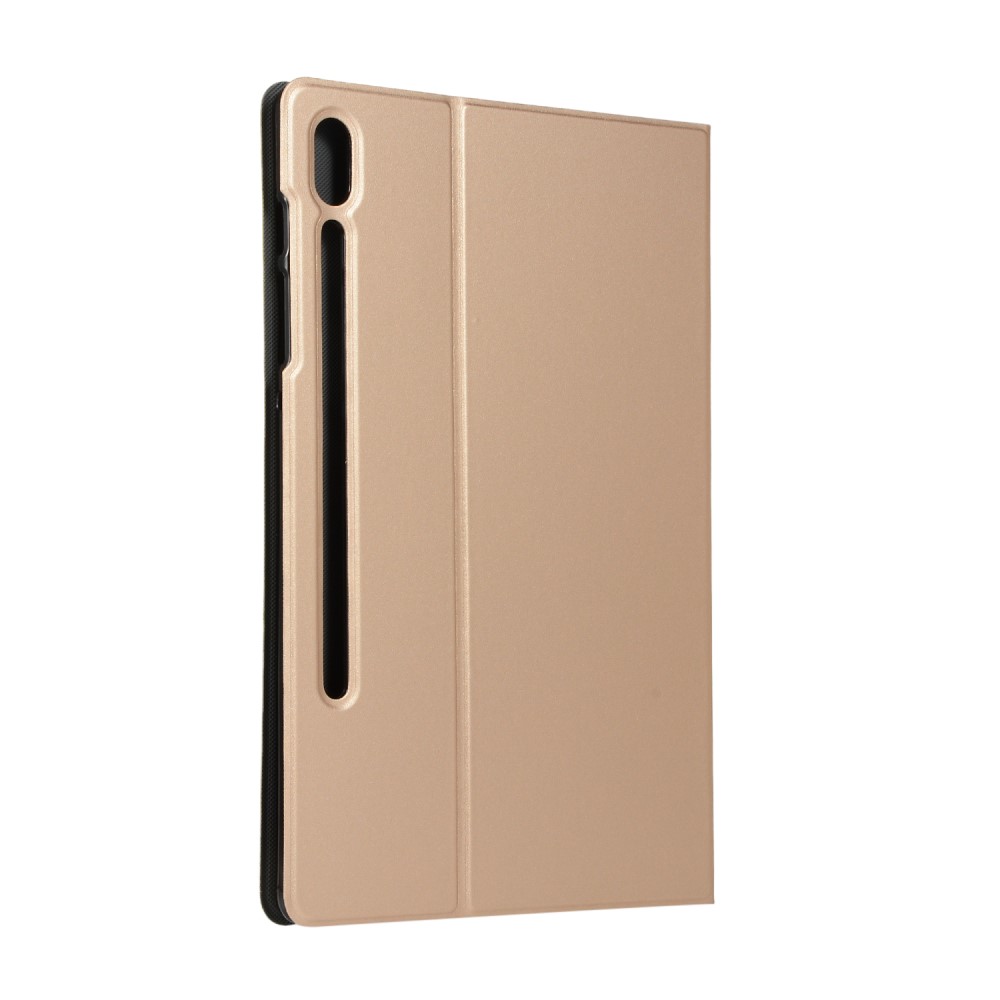  Samsung Galaxy Tab S7 Plus / Tab S8 Plus Fodral Case Stand Guld