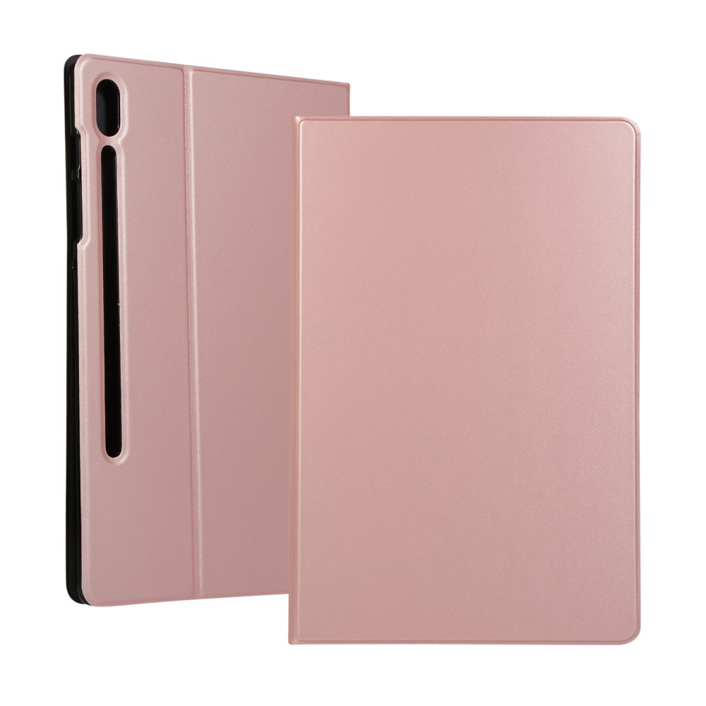  Samsung Galaxy Tab S7 Plus / Tab S8 Plus Fodral Case Stand Roséguld