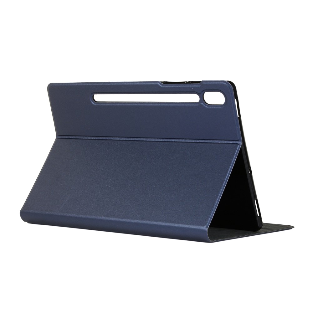  Samsung Galaxy Tab S7 Plus / Tab S8 Plus Fodral Case Stand Mörk Blå