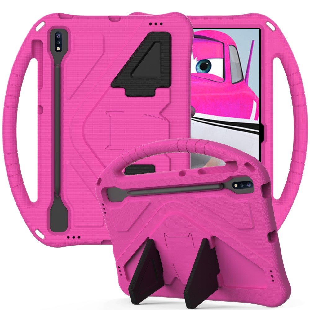  Samsung Galaxy Tab S7 FE/S7 Plus/S8 Plus Fodral Skal EVA Rosa