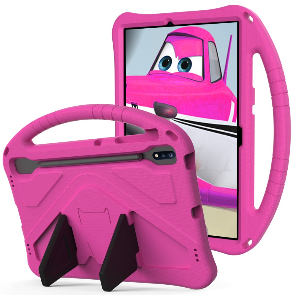  Samsung Galaxy Tab S7 FE/S7 Plus/S8 Plus Fodral Skal EVA Rosa