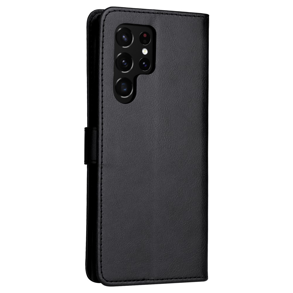  Samsung Galaxy S22 Ultra Fodral Läder Svart