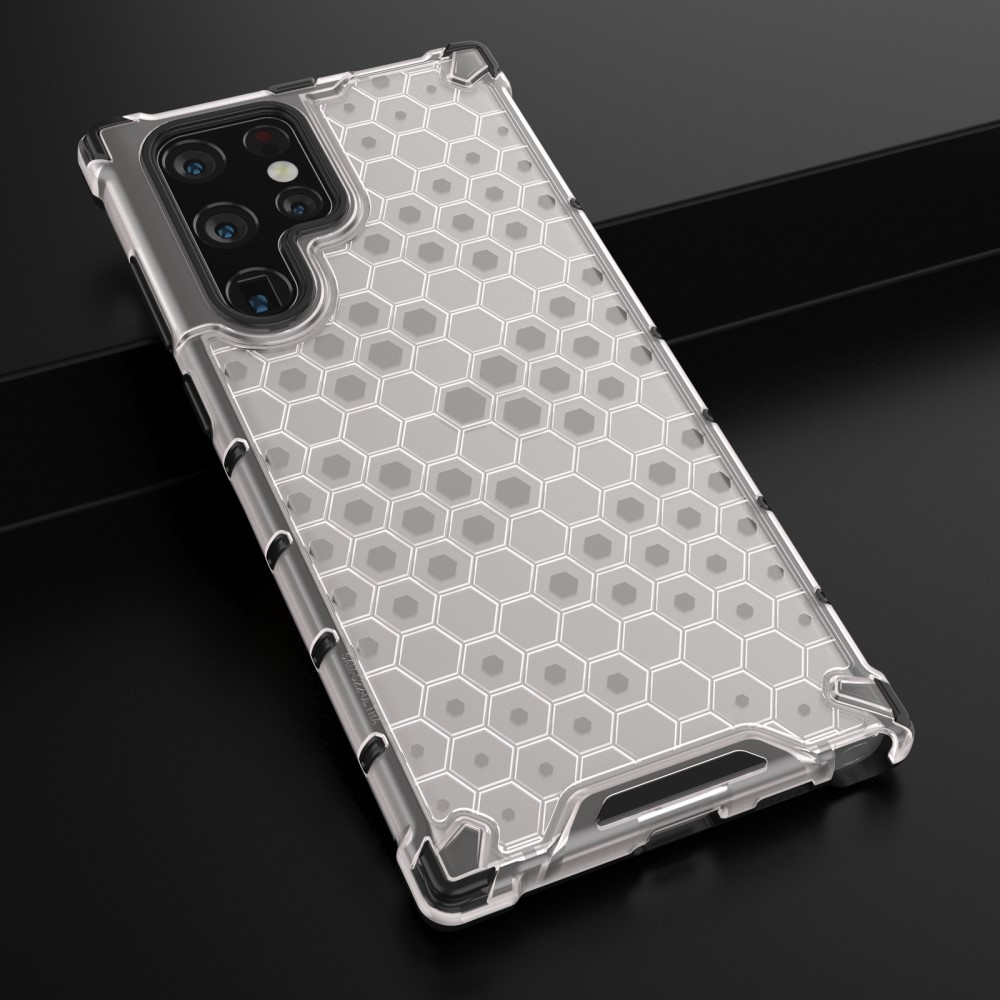  Samsung Galaxy S22 Ultra Skal Armor Honeycomb Grå