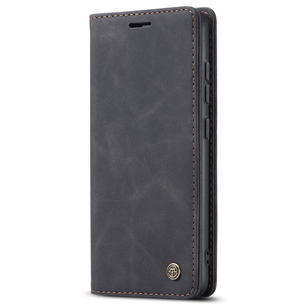 CASEME CASEME Samsung Galaxy S22 Plus Fodral Retro Läder Svart