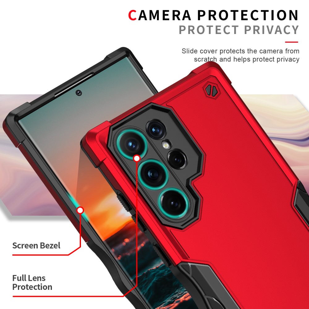  Samsung Galaxy S22 Ultra Skal Shockproof Hybrid Roséguld