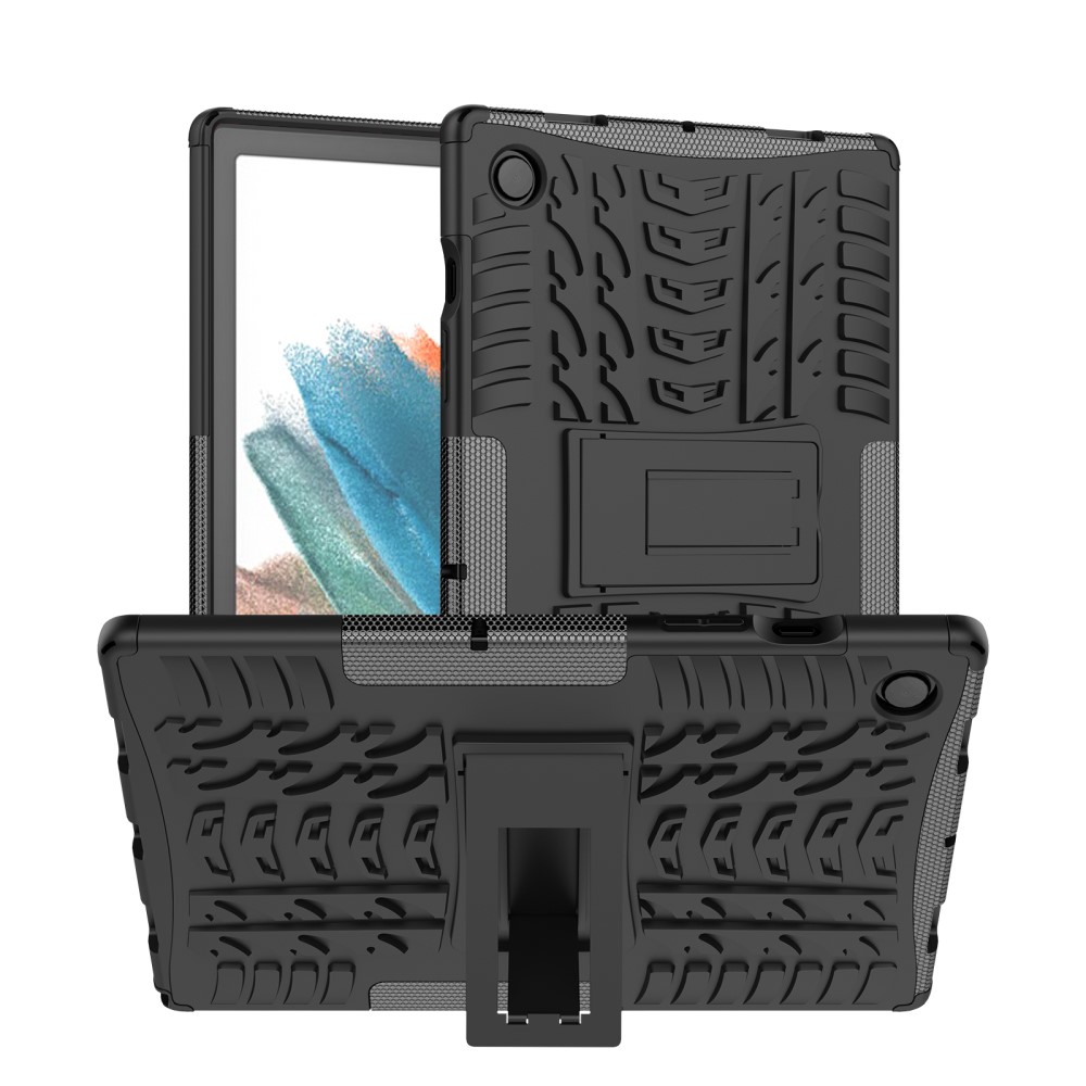  Samsung Galaxy Tab A8 10.5 (2021) Skal Rugged Kickstand Armor Svart