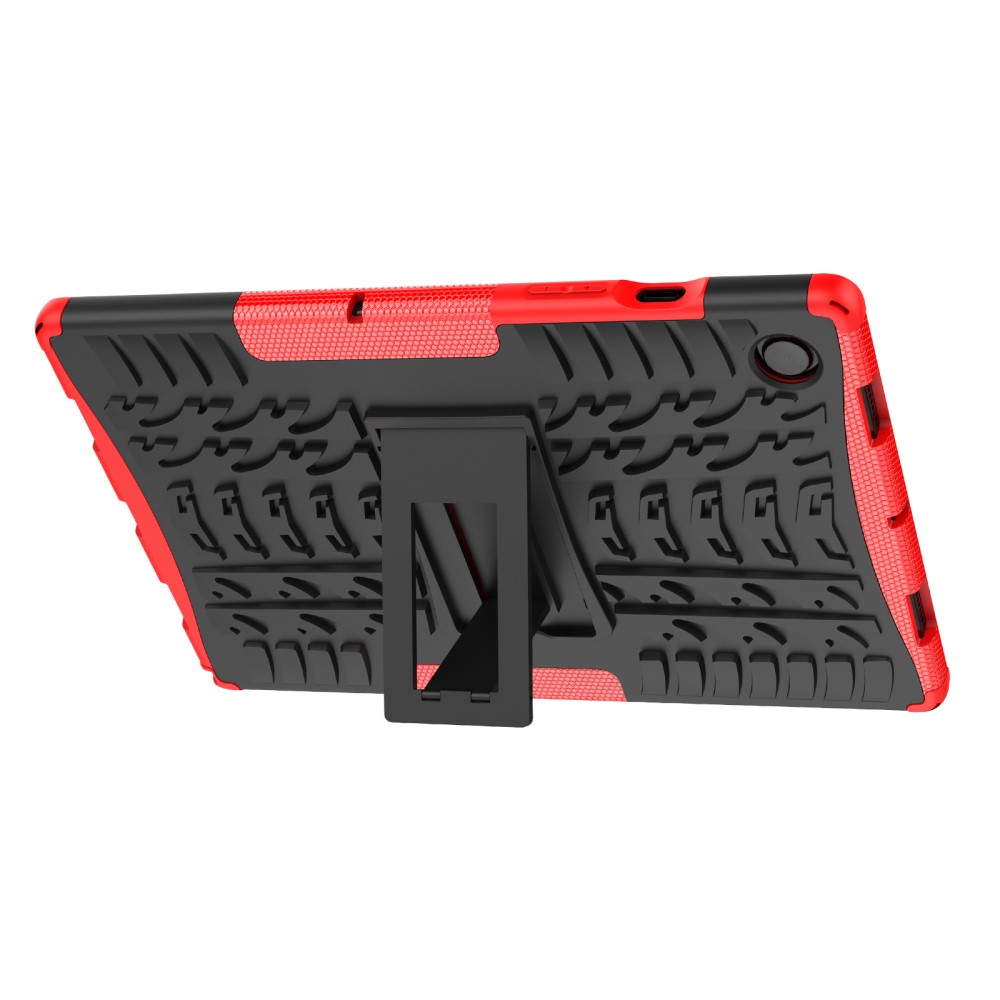  Samsung Galaxy Tab A8 10.5 (2021) Skal Rugged Kickstand Armor Röd