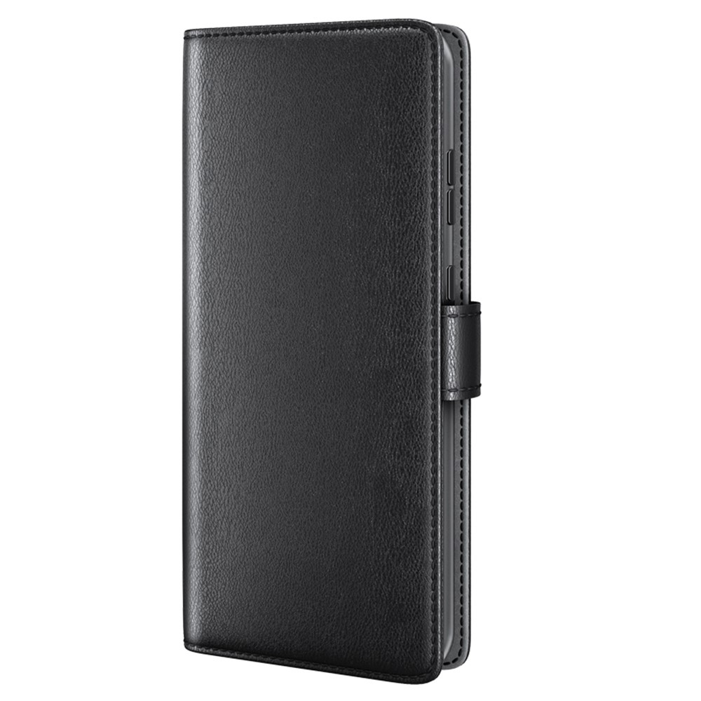  Samsung Galaxy S22 Ultra Fodral Premium Äkta Läder Svart