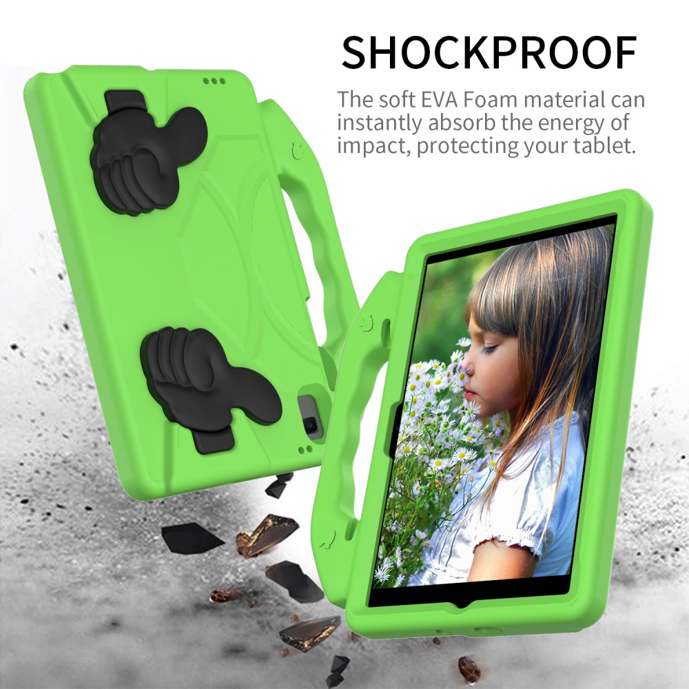  Samsung Galaxy Tab A8 10.5 2021 / A7 10.4 Skal Shockproof EVA Grön