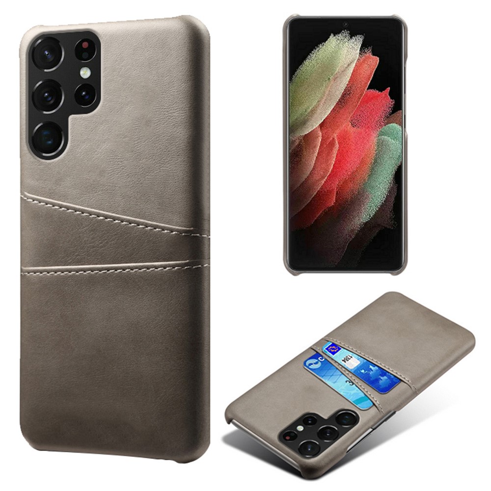  Samsung Galaxy S22 Ultra Skal Kortfack Grå