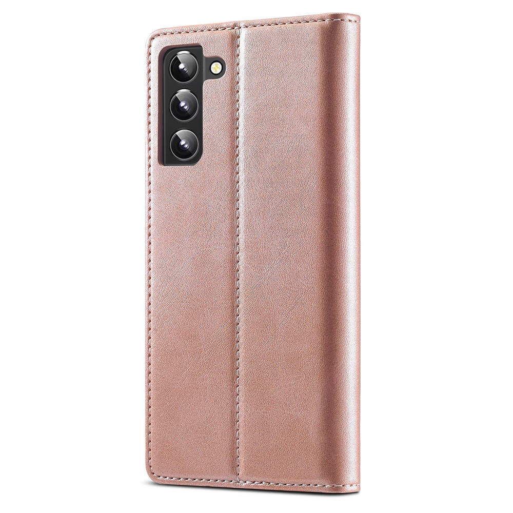LC.IMEEKE LC.IMEEKE Samsung Galaxy S22 Plus Fodral Flip Läder Rosa