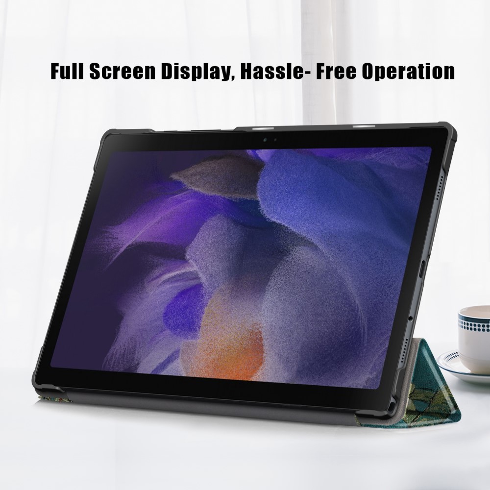  Samsung Galaxy Tab A8 10.5 (2021) Fodral Tri-Fold Peach Blossom