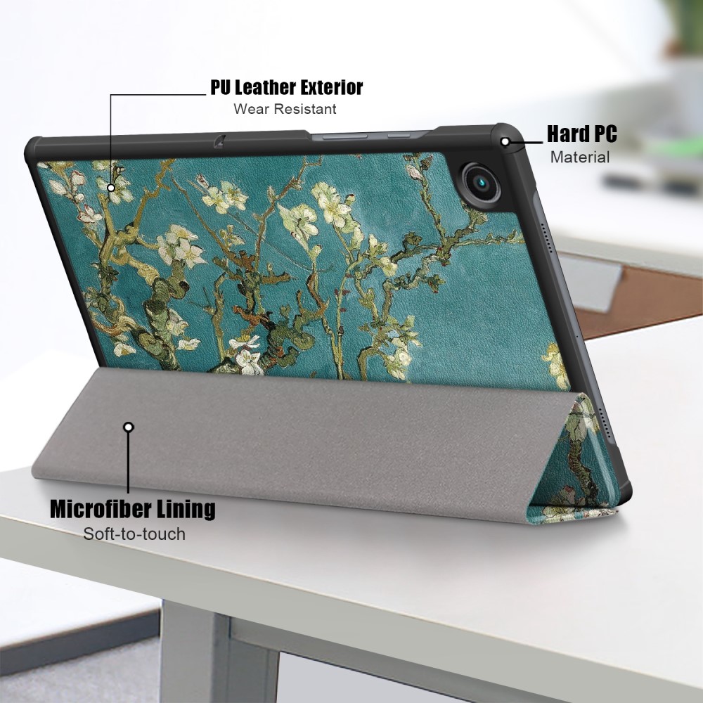  Samsung Galaxy Tab A8 10.5 (2021) Fodral Tri-Fold Peach Blossom