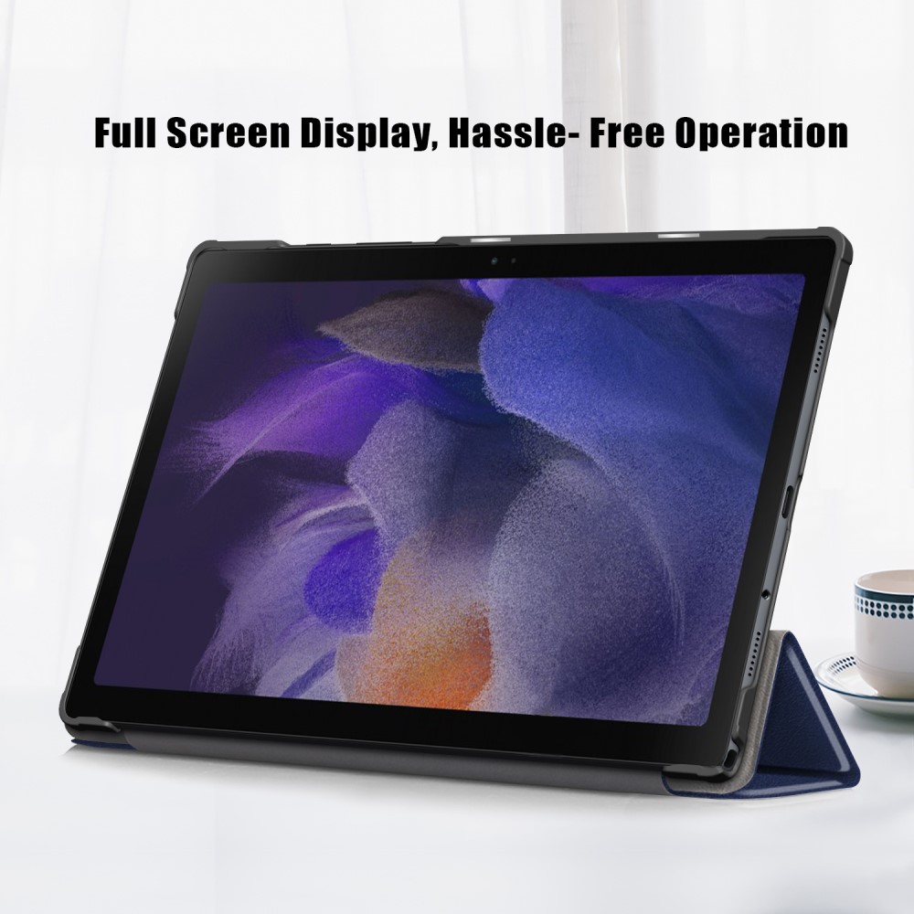  Samsung Galaxy Tab A8 10.5 (2021) Fodral Premium Tri-Fold Blå