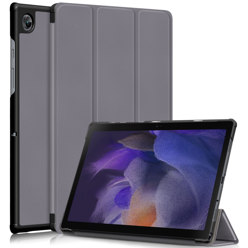  Samsung Galaxy Tab A8 10.5 (2021) Fodral Premium Tri-Fold Grå