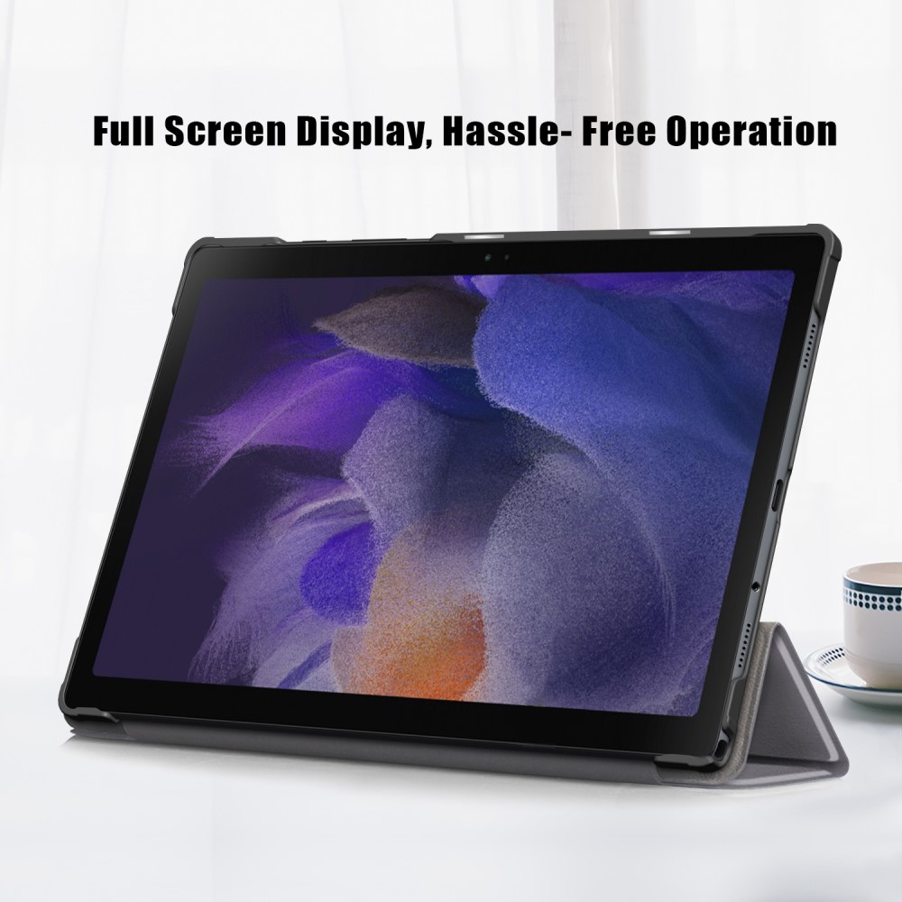  Samsung Galaxy Tab A8 10.5 (2021) Fodral Premium Tri-Fold Grå