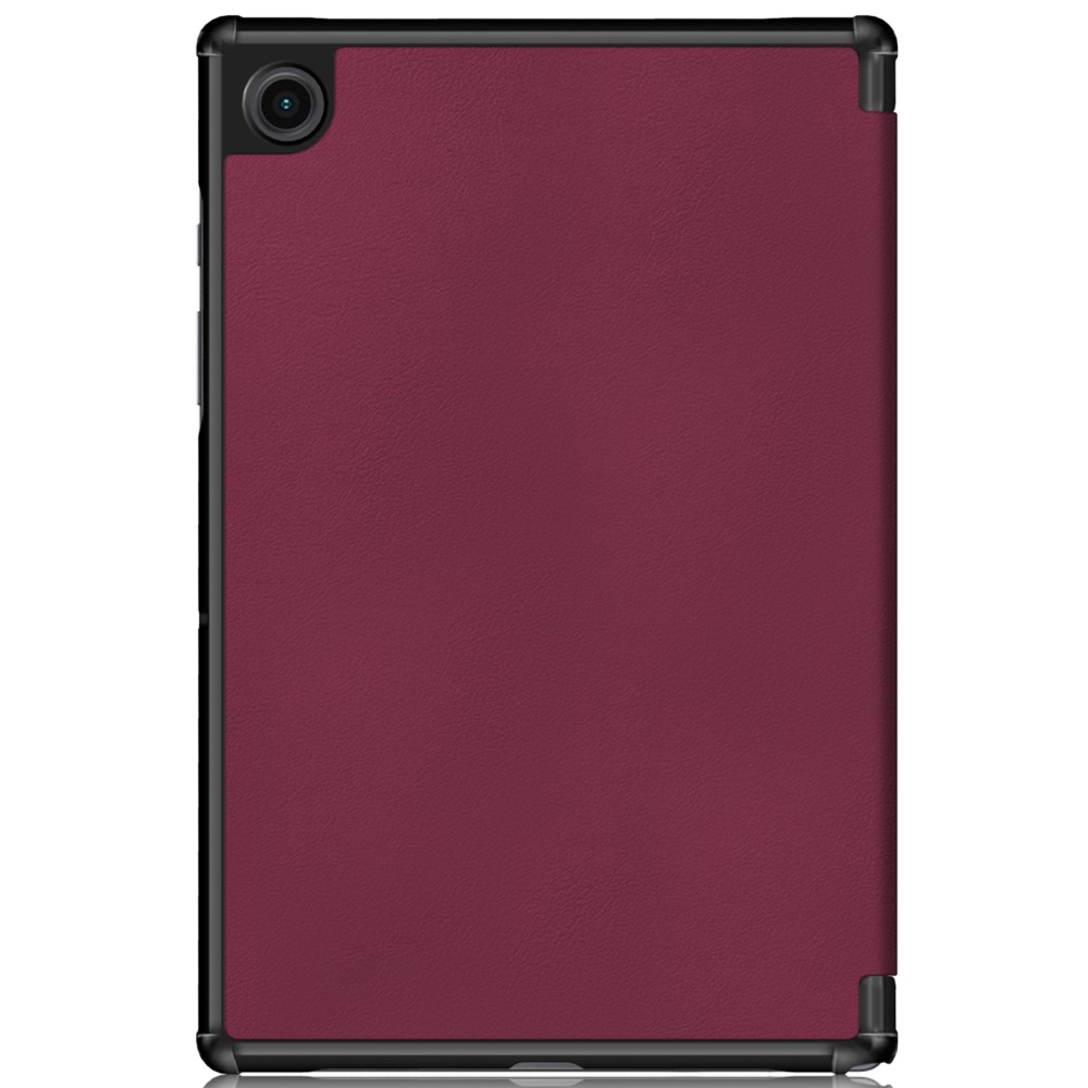  Samsung Galaxy Tab A8 10.5 (2021) Fodral Premium Tri-Fold Vinröd