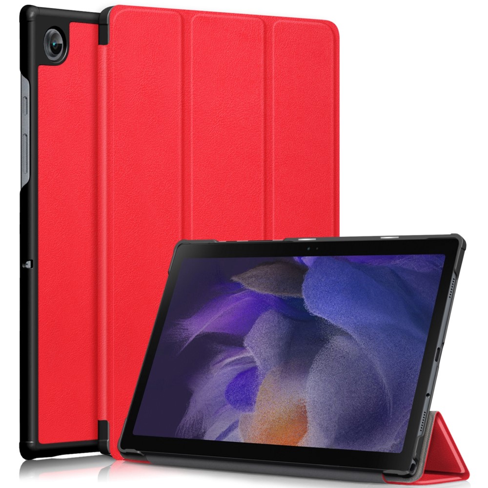  Samsung Galaxy Tab A8 10.5 (2021) Fodral Premium Tri-Fold Röd