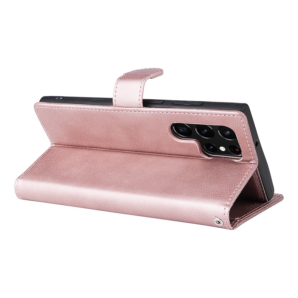  Samsung Galaxy S22 Ultra Fodral 2in1 Magnet Roséguld