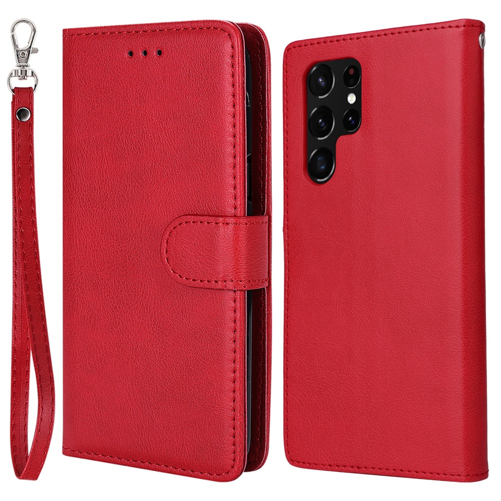  Samsung Galaxy S22 Ultra Fodral 2in1 Magnet Röd