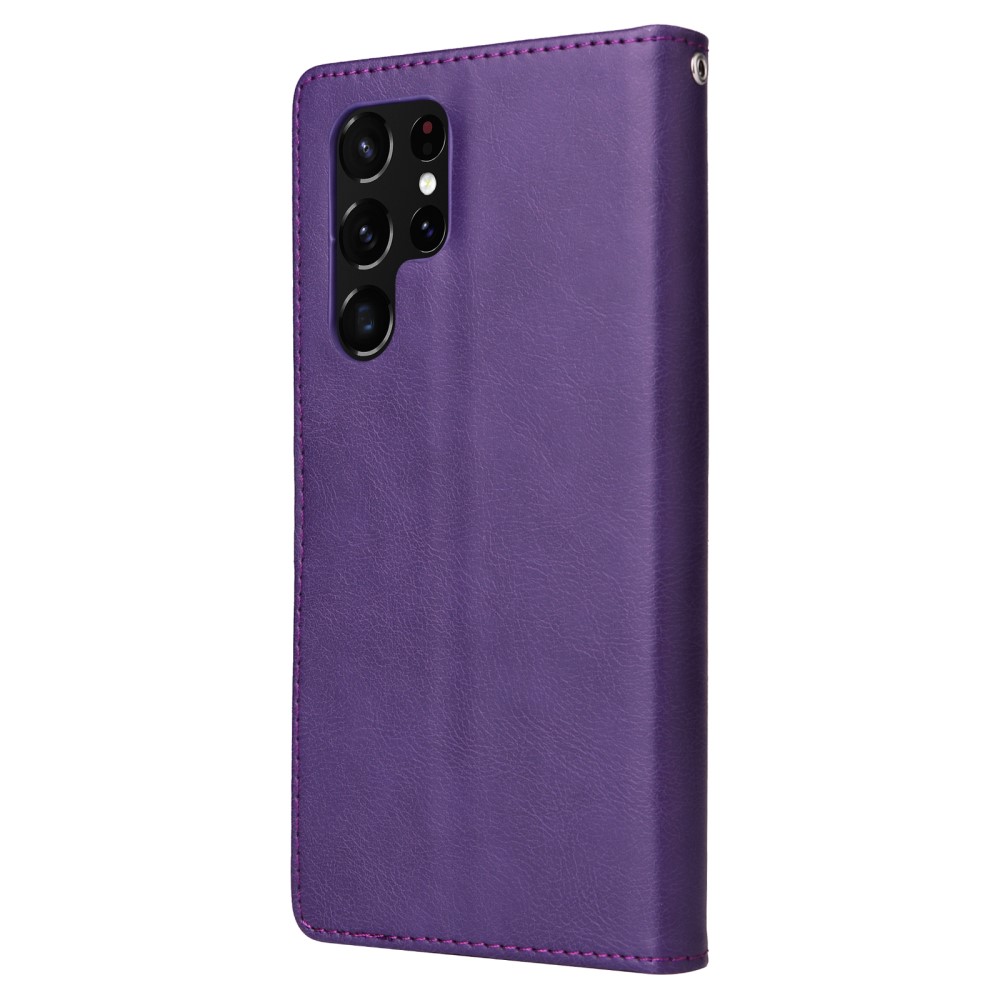  Samsung Galaxy S22 Ultra Fodral 2in1 Magnet Lila
