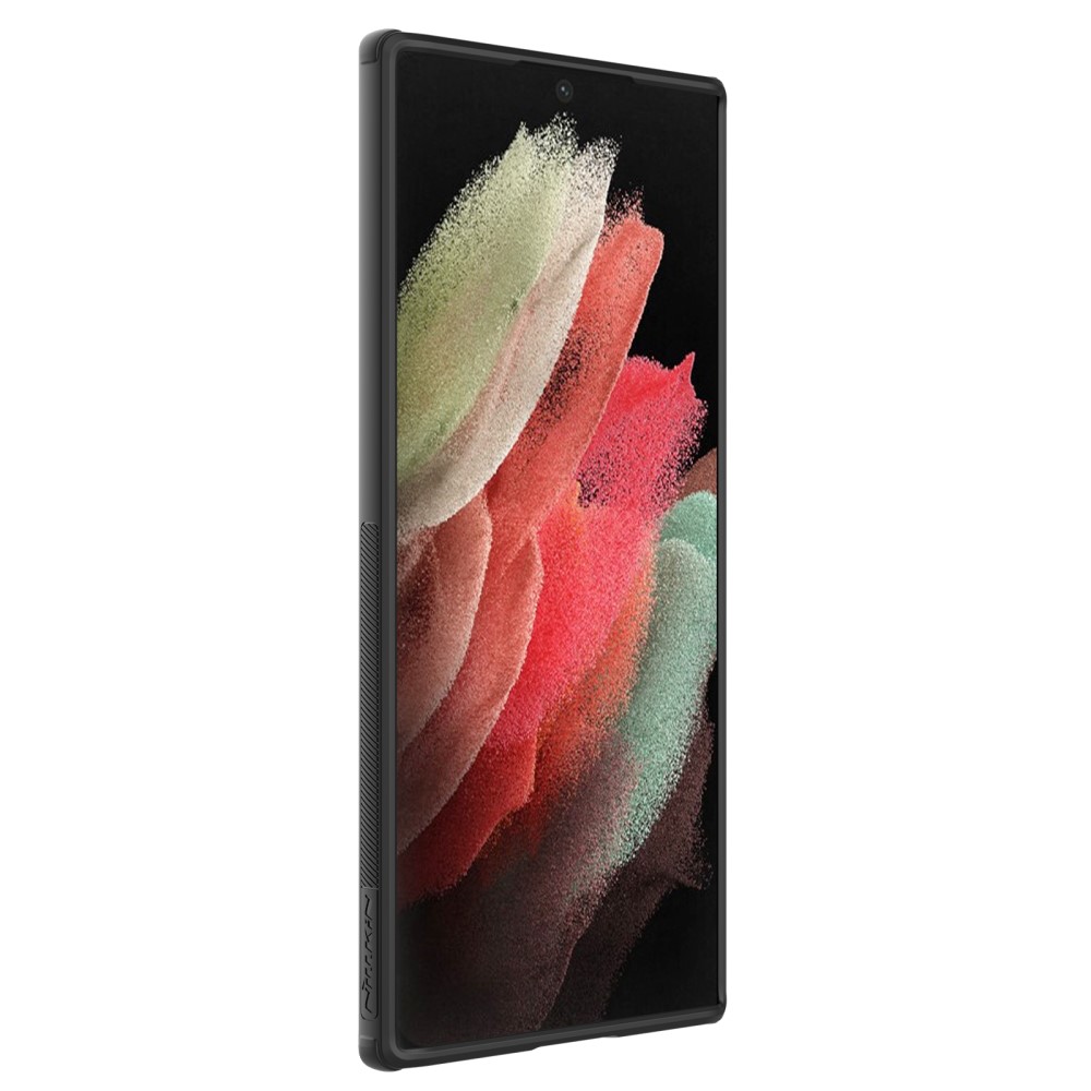 NILLKIN NILLKIN Samsung Galaxy S22 Ultra Skal CamShield Nylon Hybrid Svart