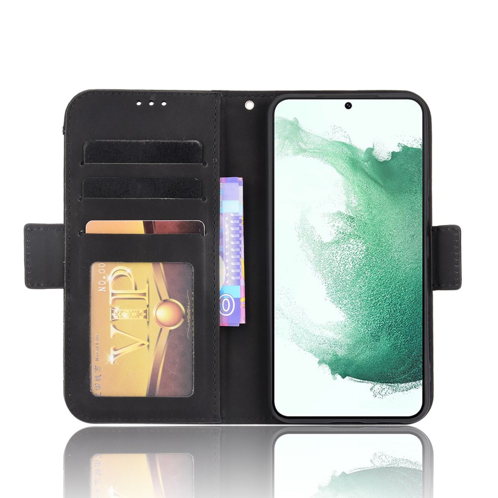  Samsung Galaxy S22 Plus Fodral Avtagbart Kortfodral Svart