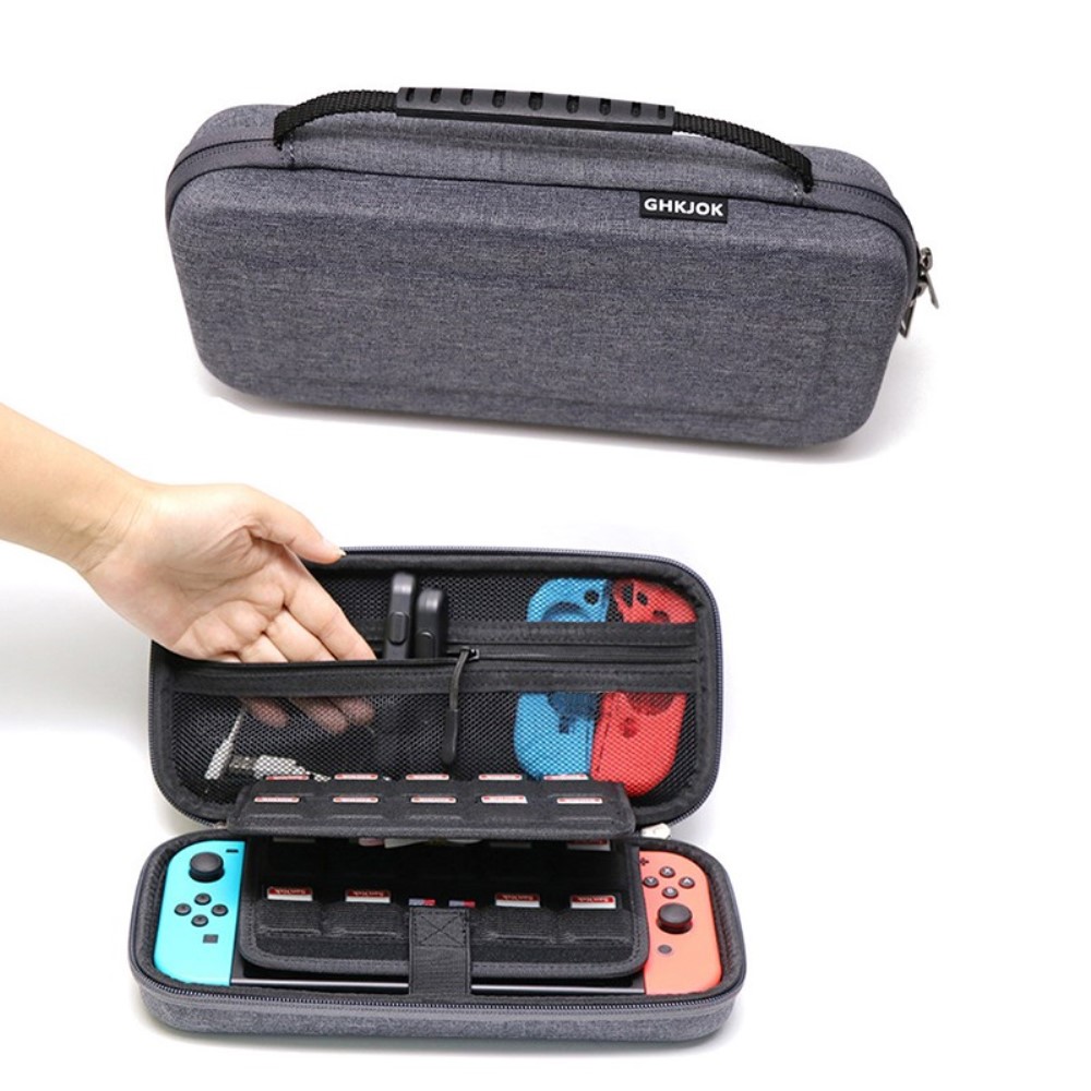  Nintendo Switch Skyddsfodral Reseväska Grå