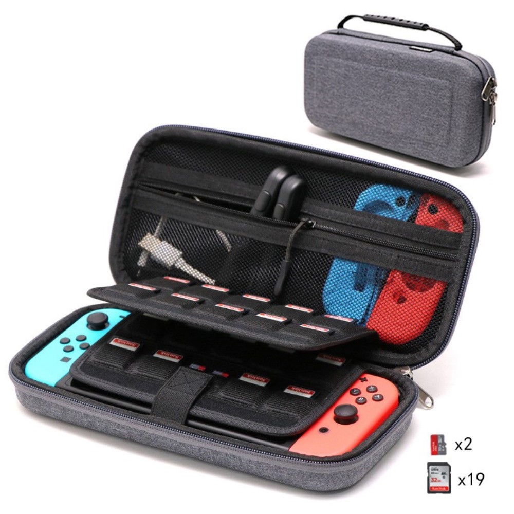  Nintendo Switch Skyddsfodral Reseväska Grå