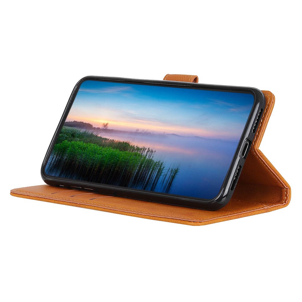  Samsung Galaxy A03 Fodral Solid Läder Brun